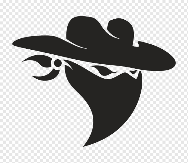 Шляпа наклейка