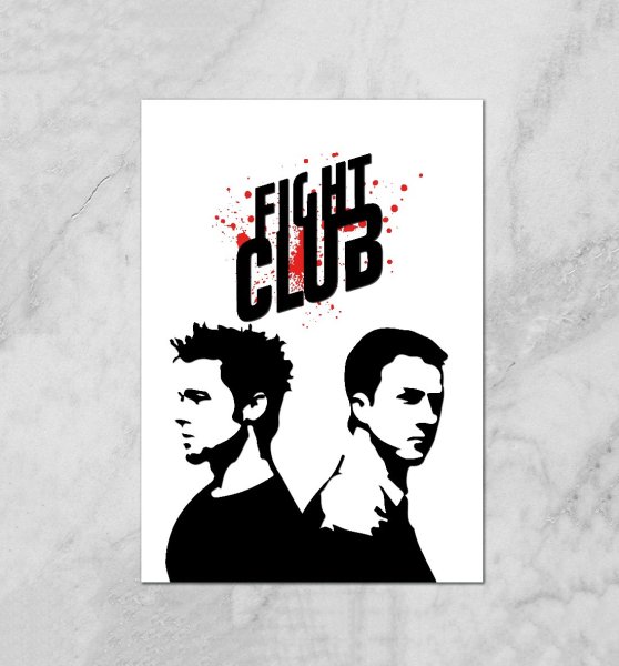 Тайлер Дерден черно