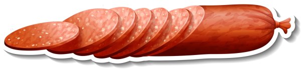 Колбаса картина с подписью
