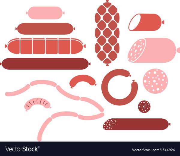 Стилизованная колбаса