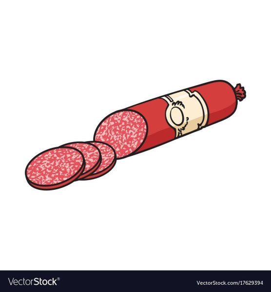 Колбаса иллюстрация