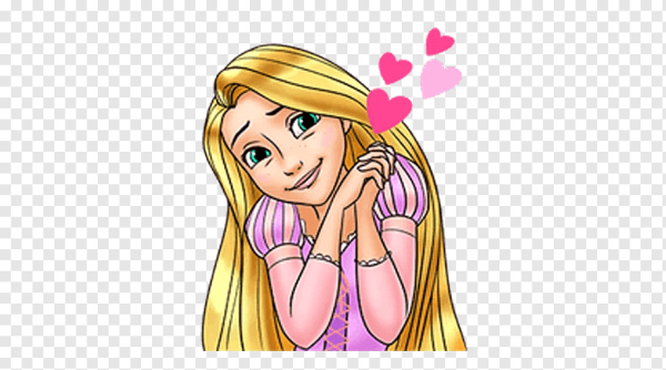 Стикер принцесса Рапунцель