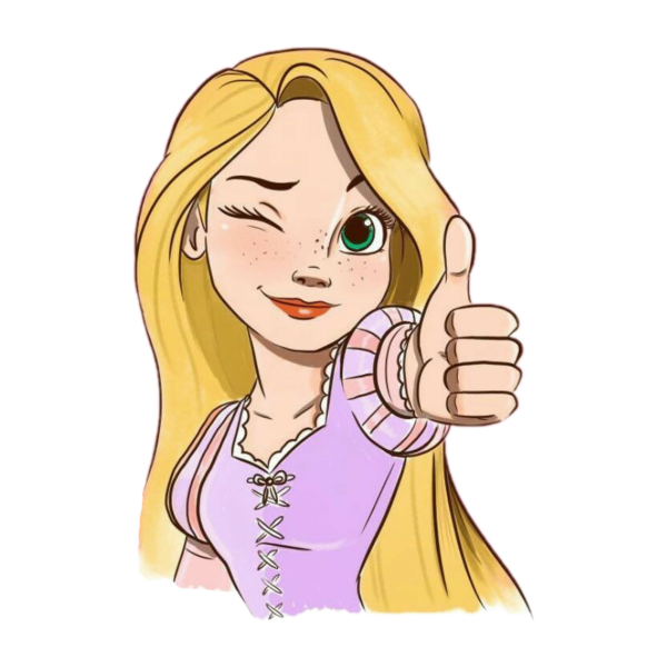 Стикеры Рапунцель