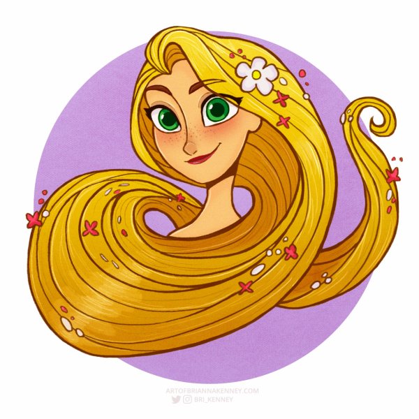 Смайлик Рапунцель