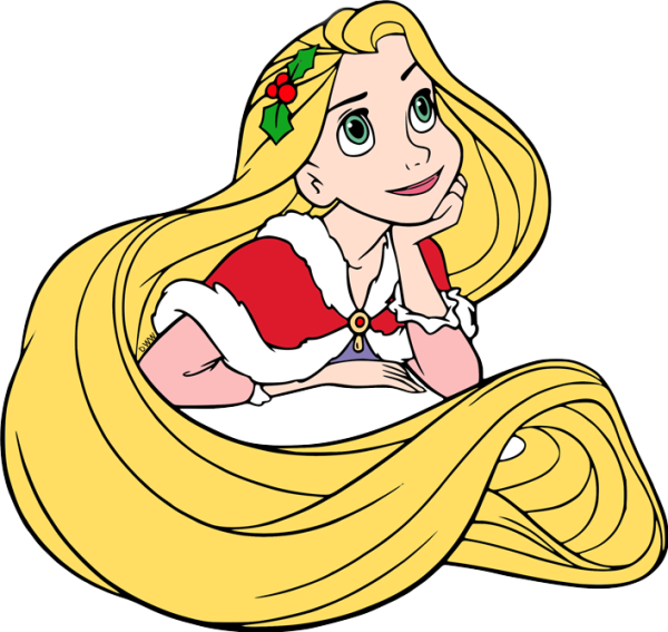 Стикер Рапунцель спит