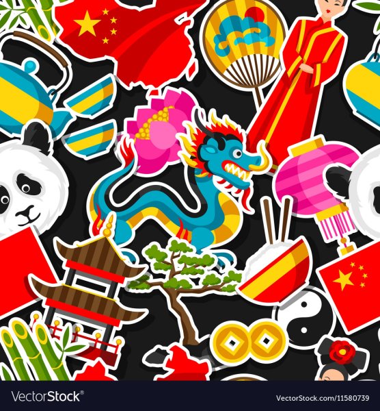 Китай предметы Стикеры