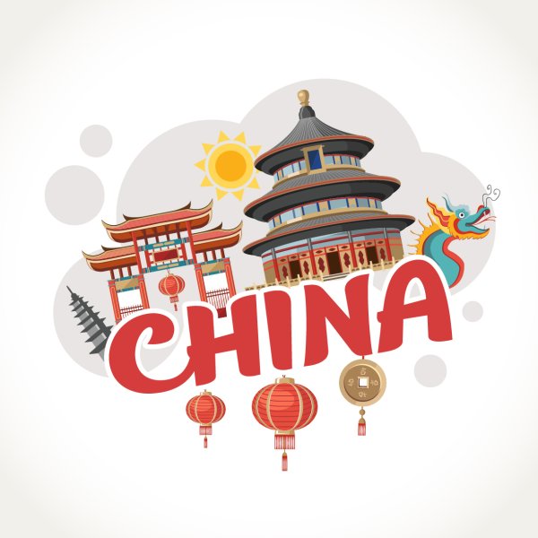 Китайские вывески вектор