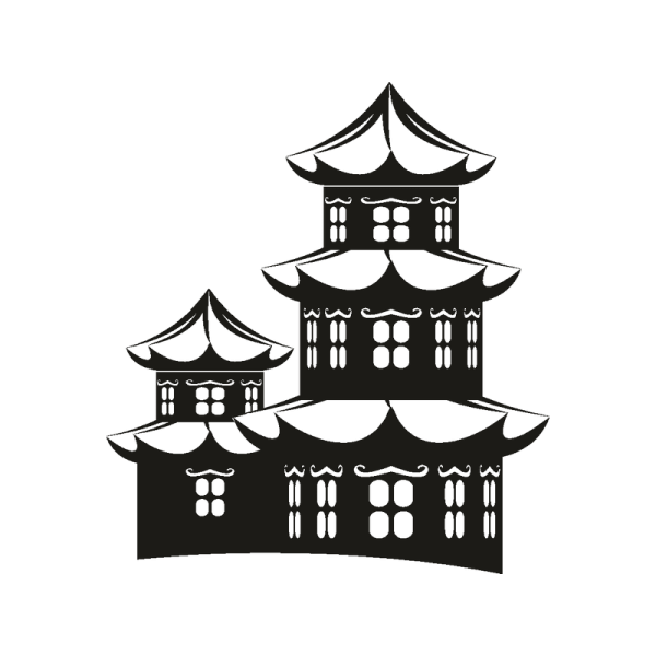 Китай пагода вектор