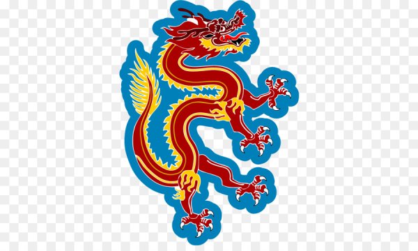 Китайский дракон стикер