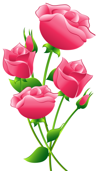 Розы мультяшные