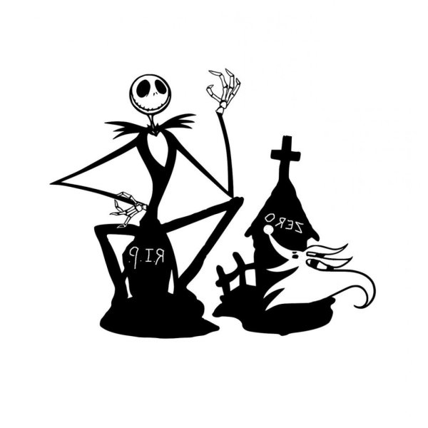 Наклейки Nightmare before Christmas