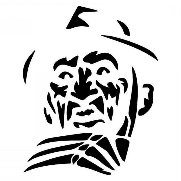 Силуэт Джека кошмар перед Рождеством