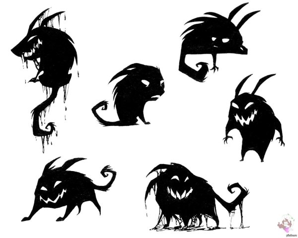 Стикер страшно