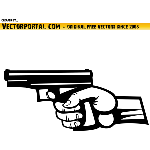 Рука с пистолетом