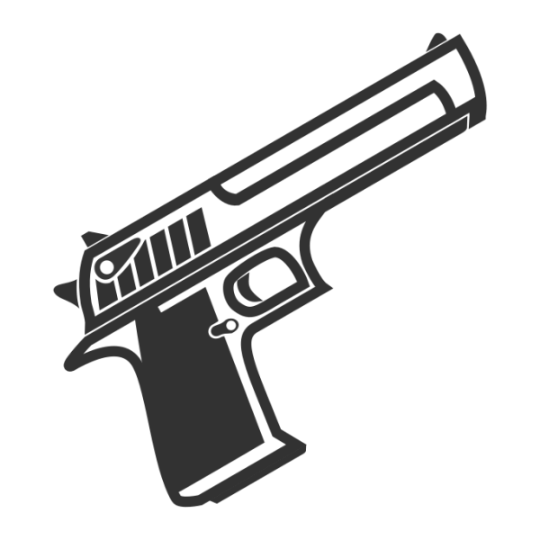 Пистолет вектор Desert Eagle