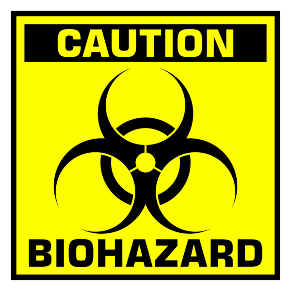 Знак радиации тату