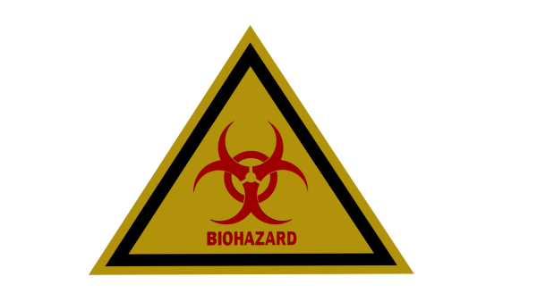 Знак радиации Biohazard
