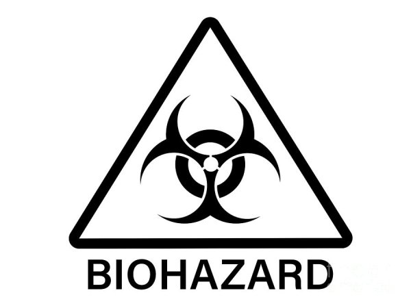 Трафарет Biohazard