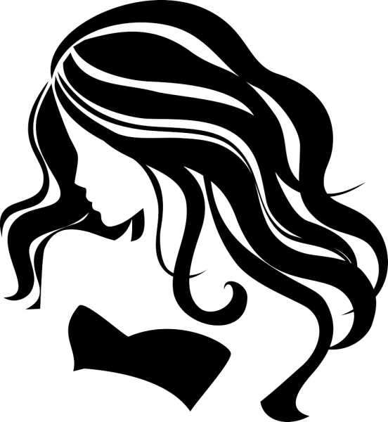 Силуэт женской прически