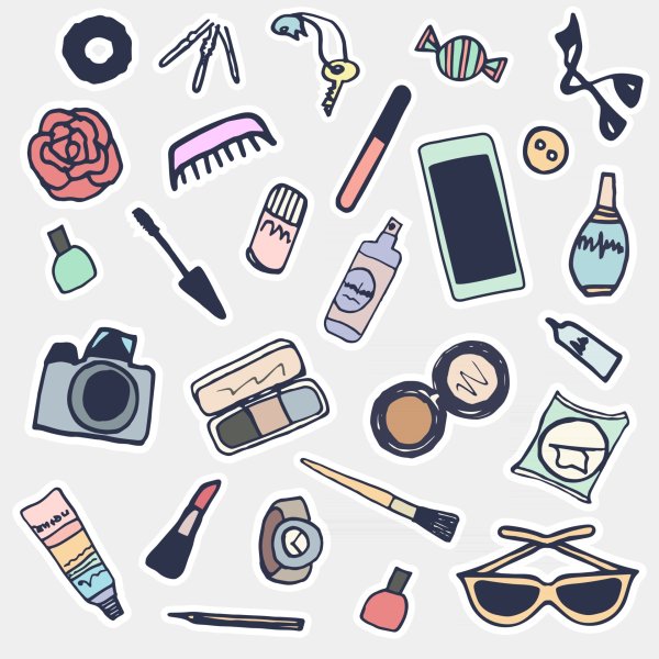 Патчи косметика вектор