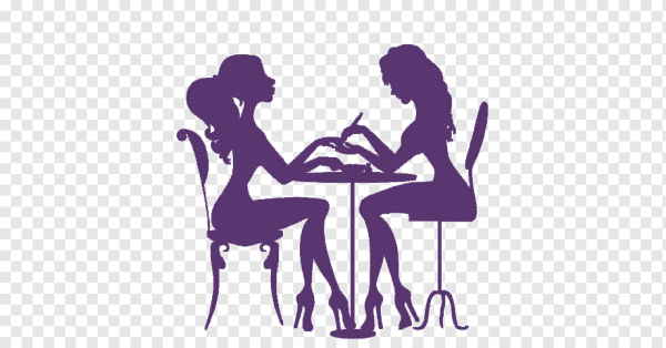 Маникюр силуэт