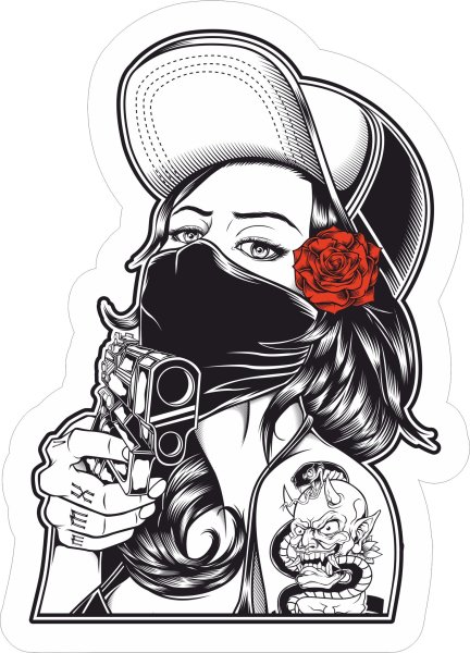 Девушки гангстеры эскизы