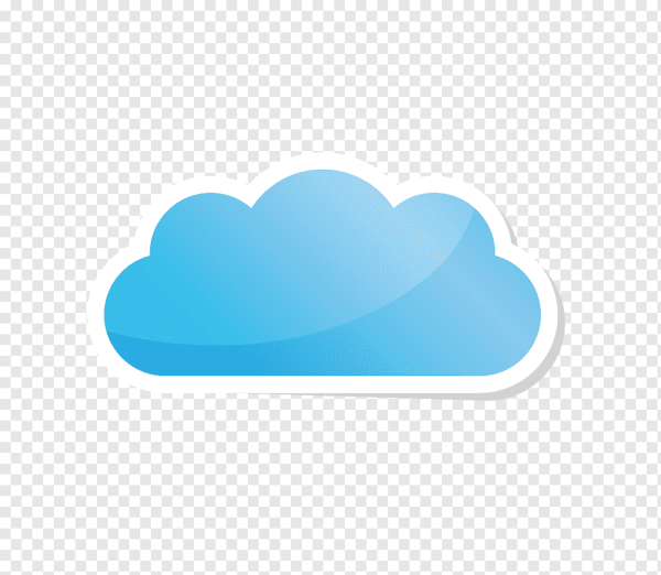 Облако стикер