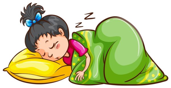 Спит на прозрачном фоне