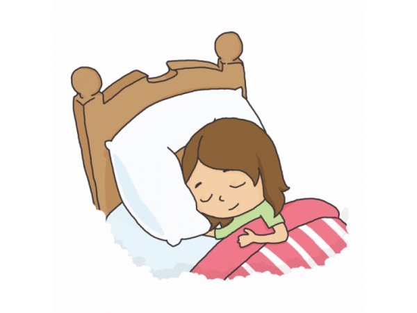 Спящий человек мультяшный