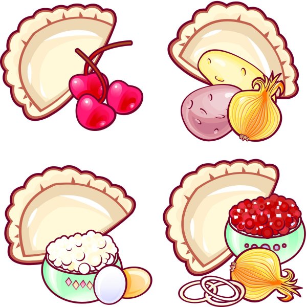 Нарисованный вареник