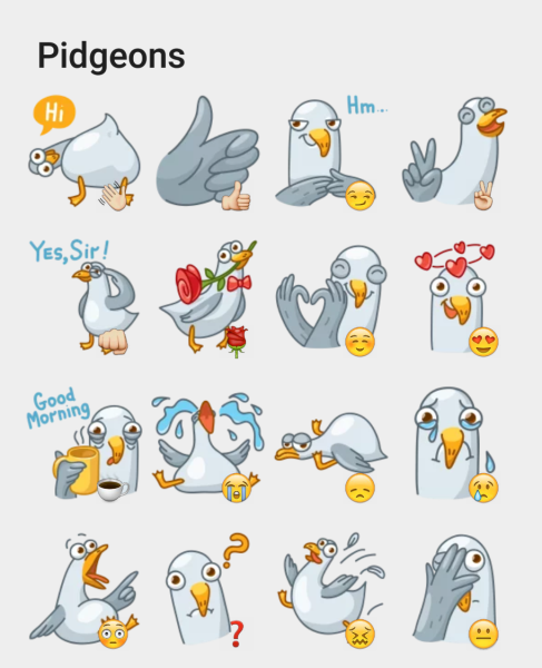 Стикеры люди