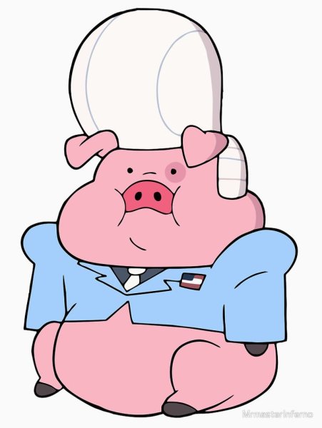 Стикеры Гравити Фолз Пухля