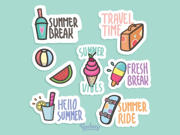 Стикеры Летто вектор