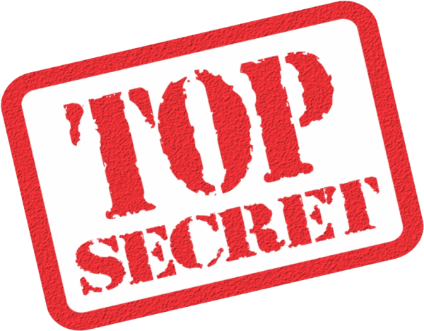 Надпись Top Secret