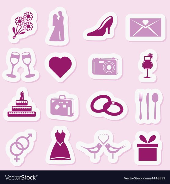 Стикеры Свадебные для Инстаграмм