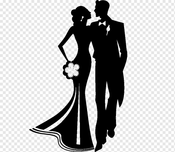 Жених и невеста Рисованные