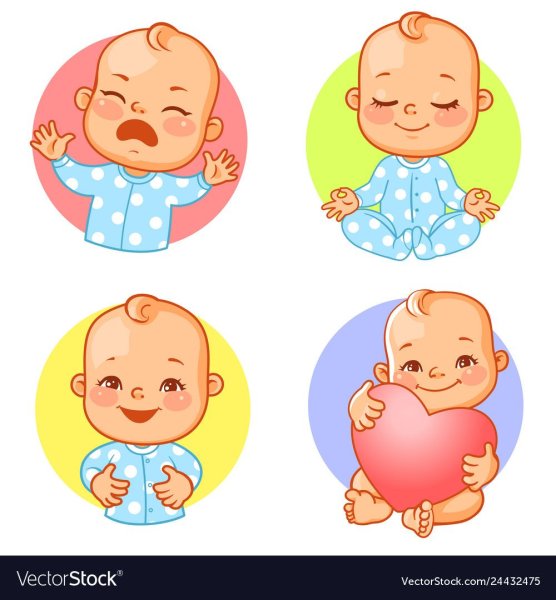 Смайлик младенец мальчик