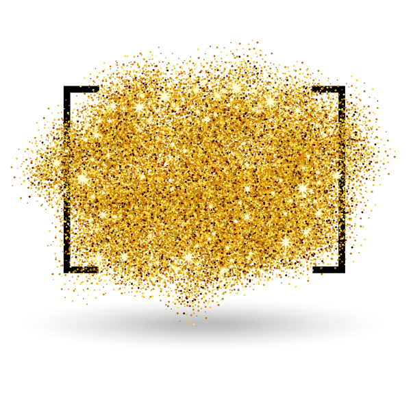 Золотистые блестки