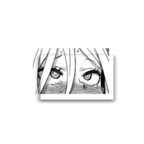 Аниме Стикеры чб