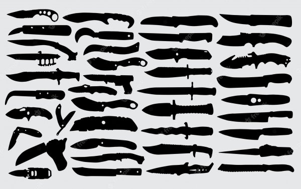 Кинжал силуэт