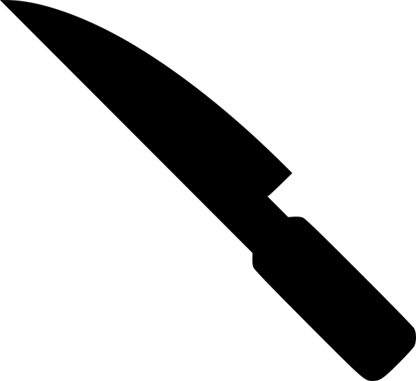 Силуэт кухонного ножа