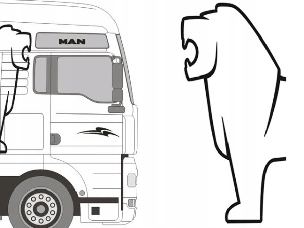 Наклейки на ман ТГС