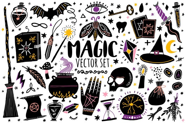 Стикеры магия