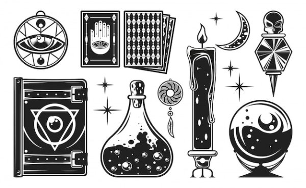 Волшебство векторные элементы