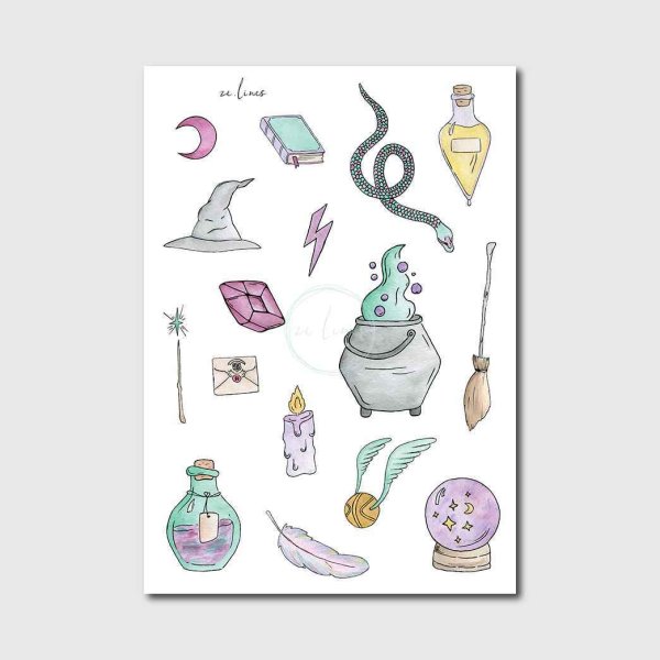 Магические наклейки