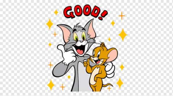 Наклейка на авто том и Джерри