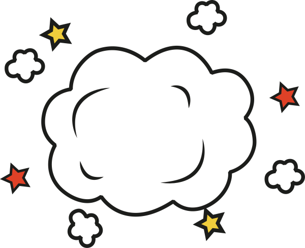 Наклейки облака