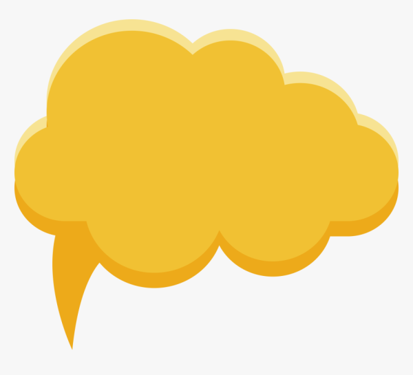 Облачко для текста цветное