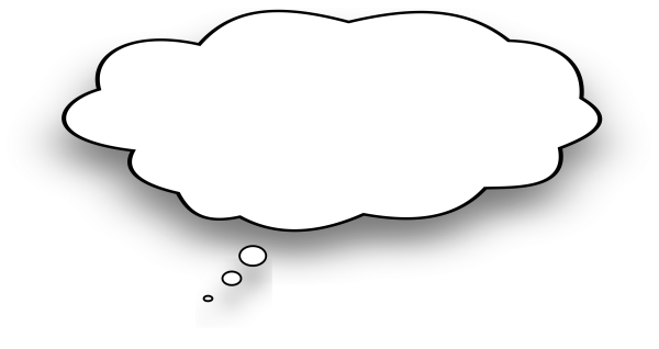 Облачко для текста цветное