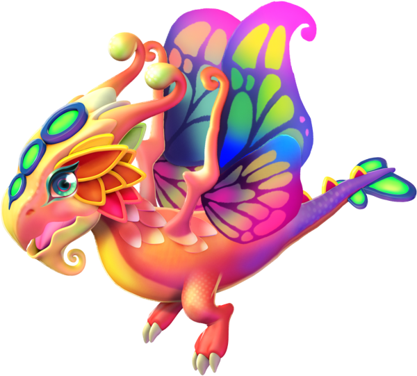 Дракон бабочка дракономания